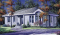 Vue avant - MODÈLE DE BASE - Bungalow abordable de 3 chambres, grande salle de séjour et vestibule - Adelmine 2