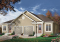 Vue avant - MODÈLE DE BASE - Plan de jumelé avec garage, 2 chambres et sous-sol à aménager (non-fini), construction abordable - Florimont 3