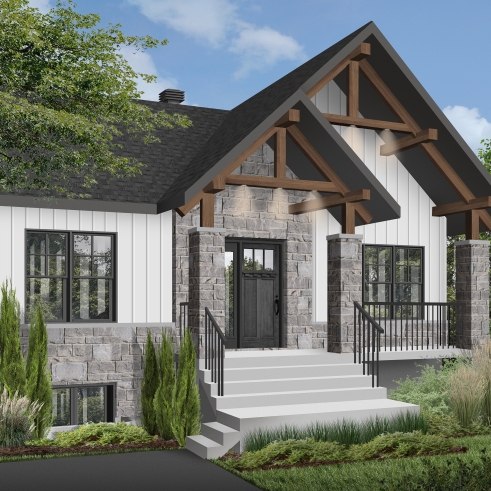 Version couleur no. 1 - Vue avant - Nordika 2