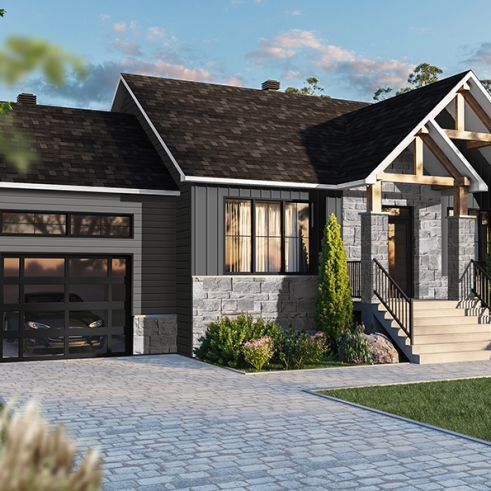 Élévation arrière - Nordika 3