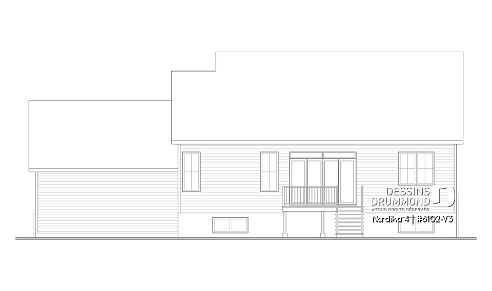 Élévation arrière - Nordika 4