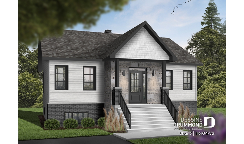 Version couleur no. 1 - Vue avant - Chai 3