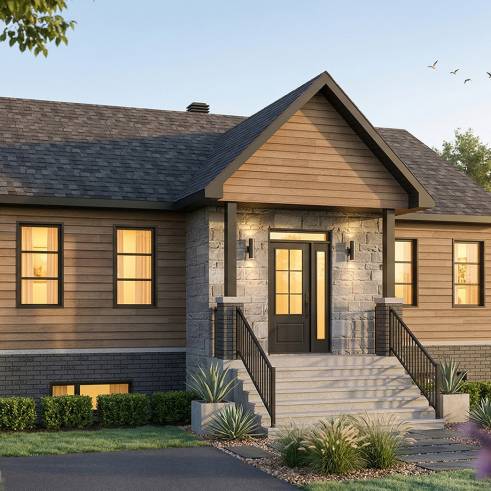 Version couleur no. 1 - Vue avant - Chai 3