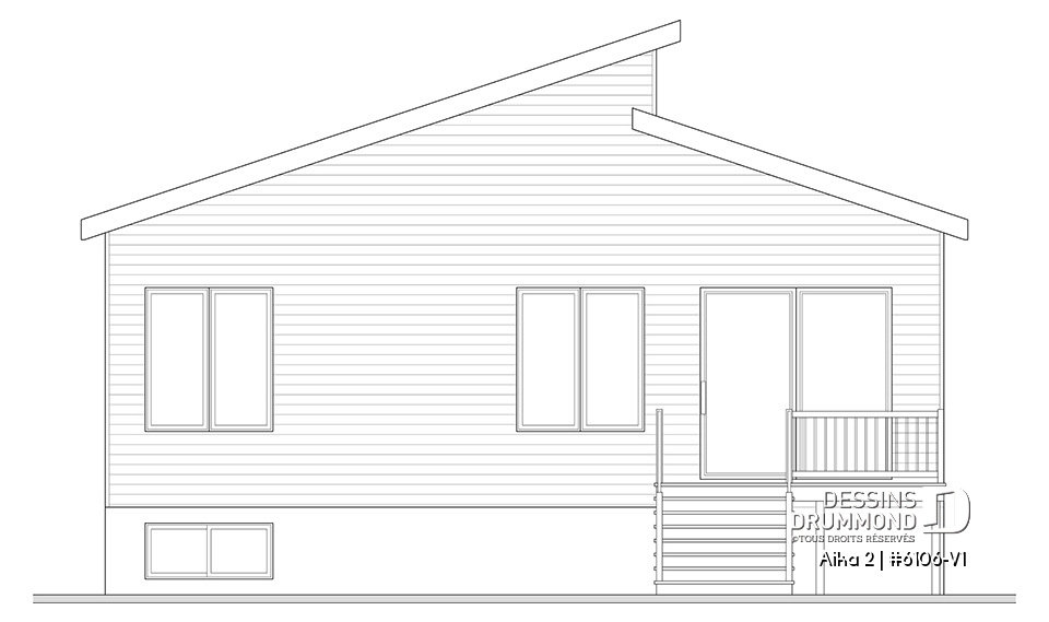 Élévation arrière - Aika 2