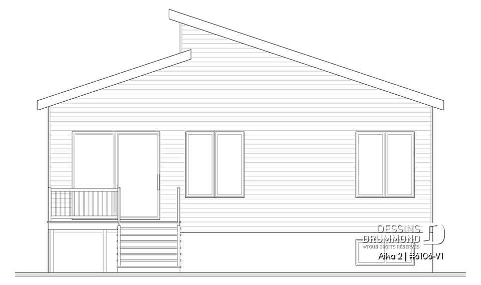 Élévation arrière - Aika 2