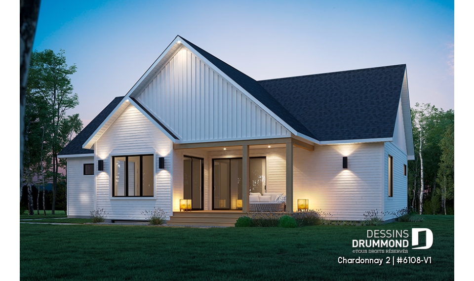 Vue arrière - MODÈLE DE BASE - Chardonnay 2