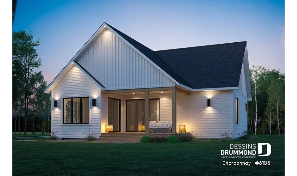 Vue arrière - MODÈLE DE BASE - Chardonnay