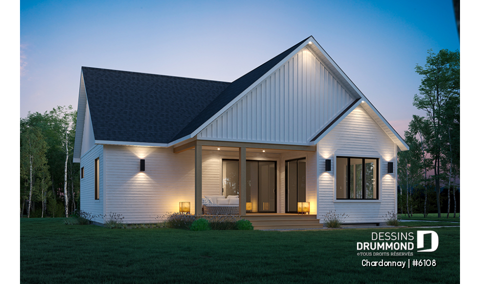 Vue arrière - MODÈLE DE BASE - Chardonnay