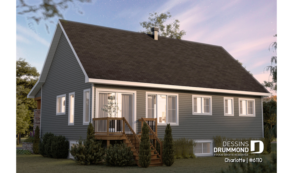 Vue arrière - MODÈLE DE BASE - Charlotte