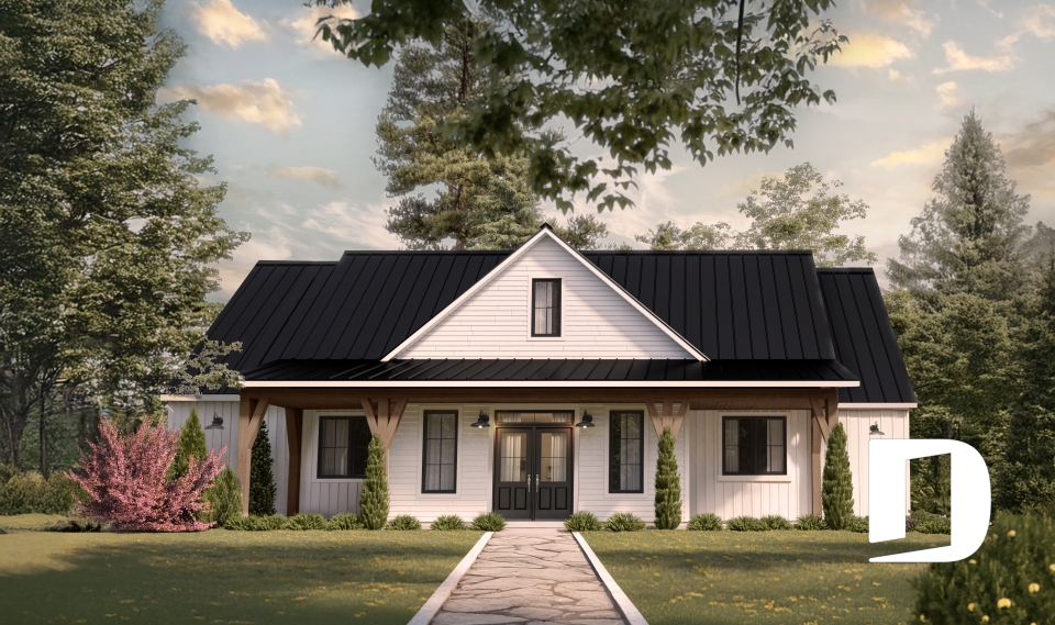 Vue avant - MODÈLE DE BASE -  - Country Cottage 2