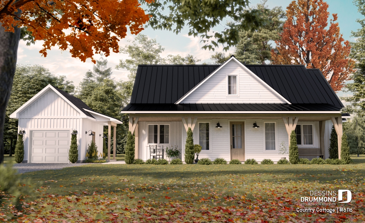 Version couleur no. 1 - Vue avant - Country Cottage