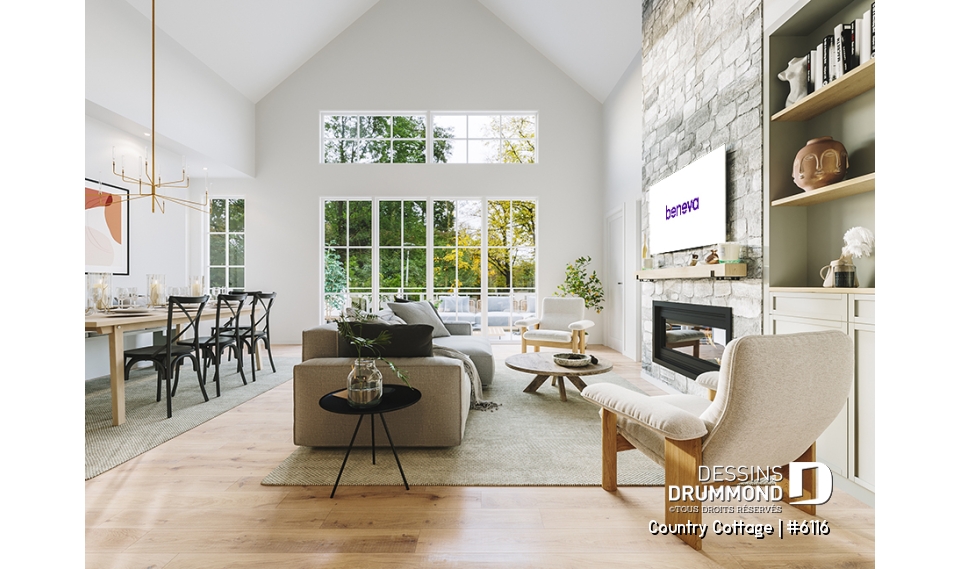 Vue avant - MODÈLE DE BASE - Country Cottage