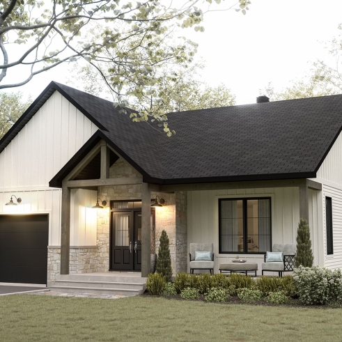 Vue avant - MODÈLE DE BASE - Oakvale