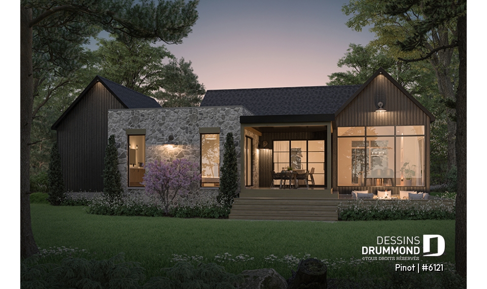 Vue arrière - MODÈLE DE BASE - Pinot