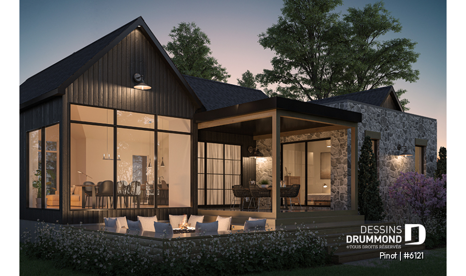 Vue arrière - MODÈLE DE BASE - Pinot