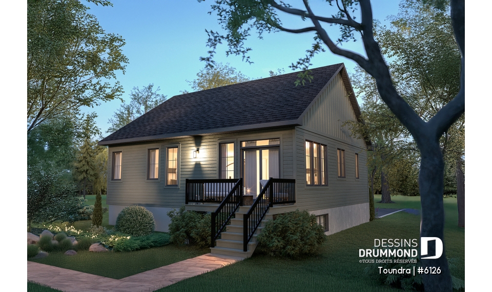 Vue arrière - MODÈLE DE BASE - Toundra