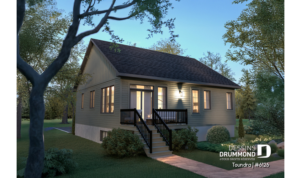 Vue arrière - MODÈLE DE BASE - Toundra