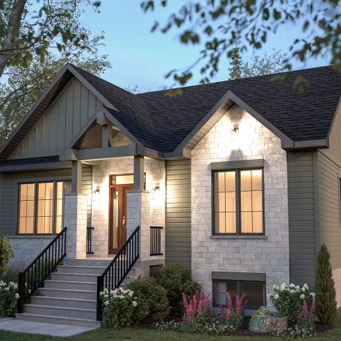 Élévation arrière - Toundra