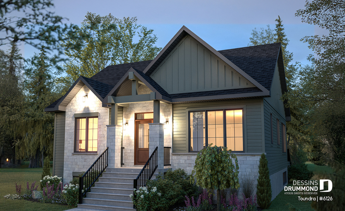 Vue gauche - Toundra