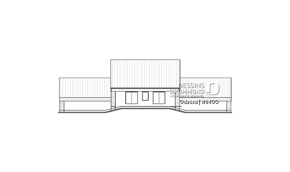 Élévation arrière - Odessa