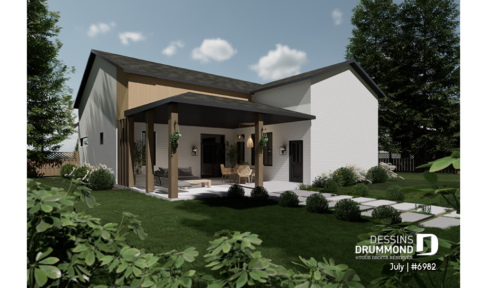 Vue arrière - MODÈLE DE BASE - July