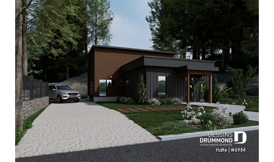 Version couleur no. 2 - Vue avant - Halte