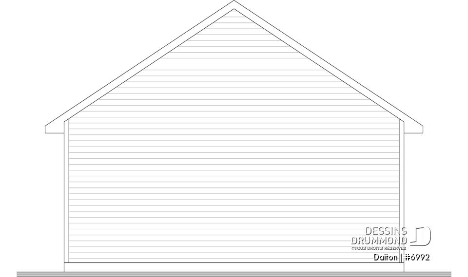 Élévation arrière - Dalton