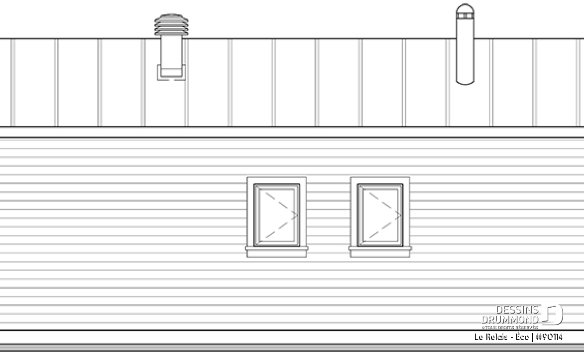 Vue arrière - MODÈLE DE BASE - Le Relais - Éco