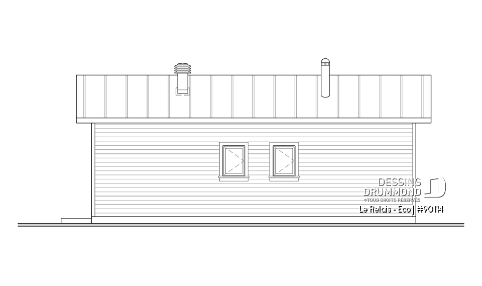 Vue arrière - MODÈLE DE BASE - Le Relais - Éco