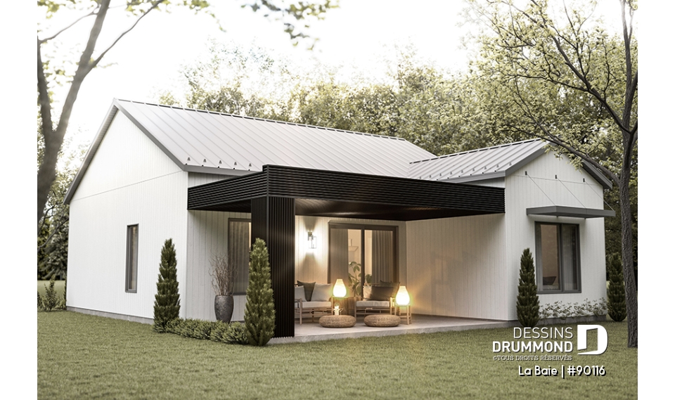 Vue arrière - MODÈLE DE BASE - La Baie