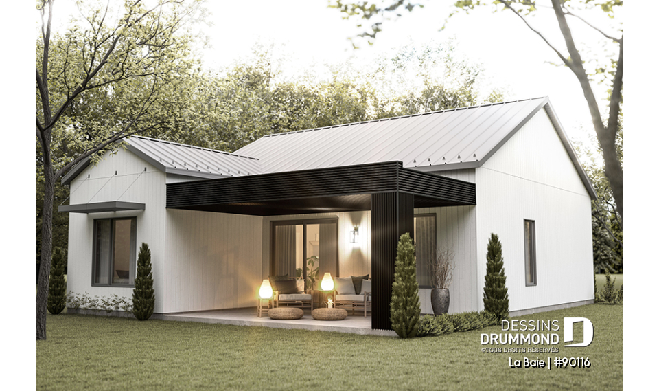 Vue arrière - MODÈLE DE BASE - La Baie