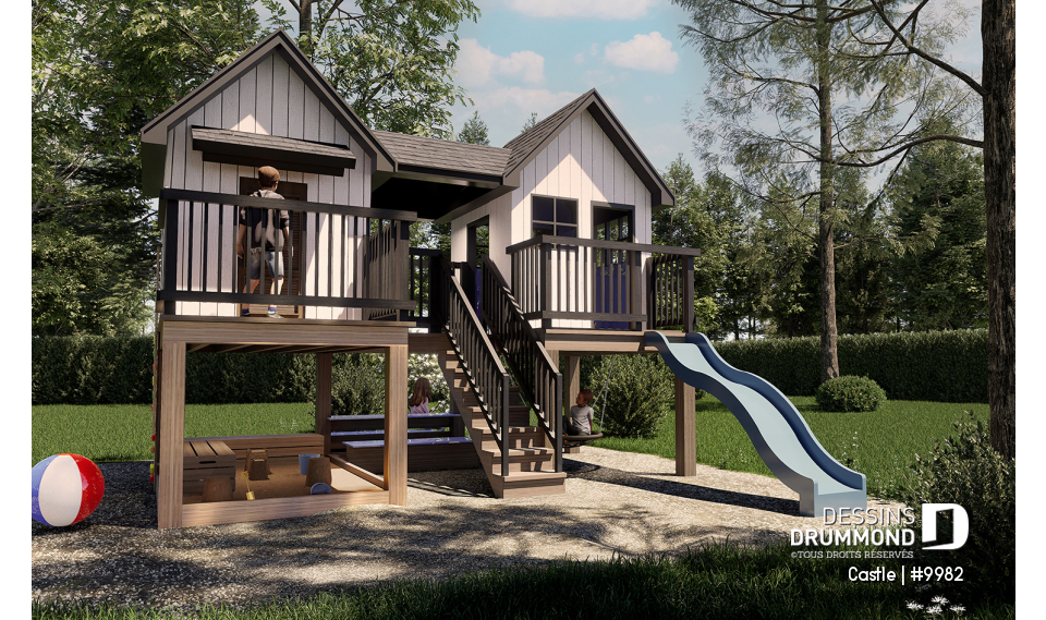 Élévation avant - Castle