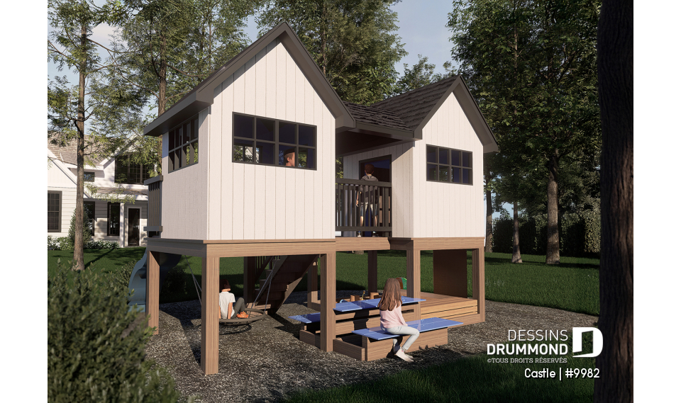 Vue arrière - MODÈLE DE BASE - Castle