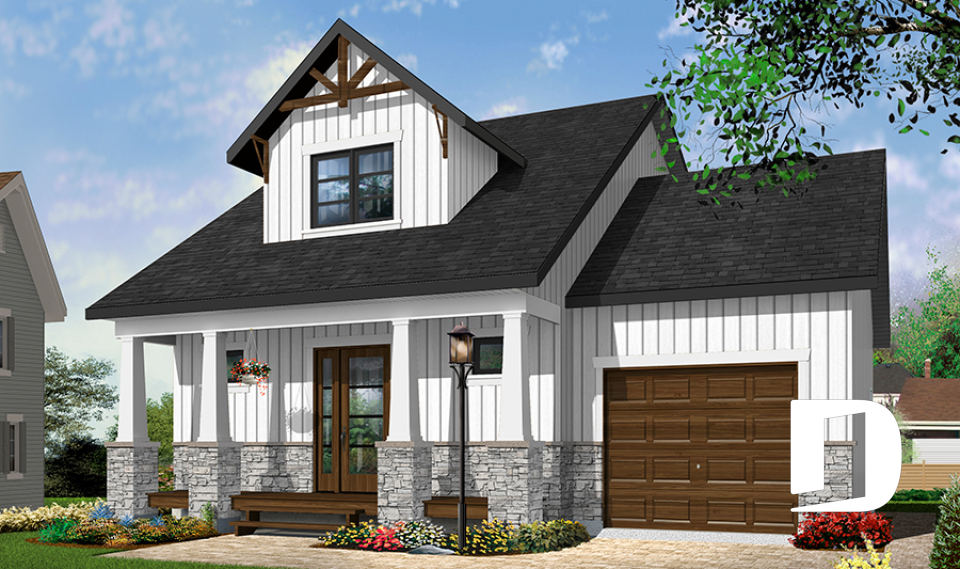 Vue avant - MODÈLE DE BASE -  - Delphine