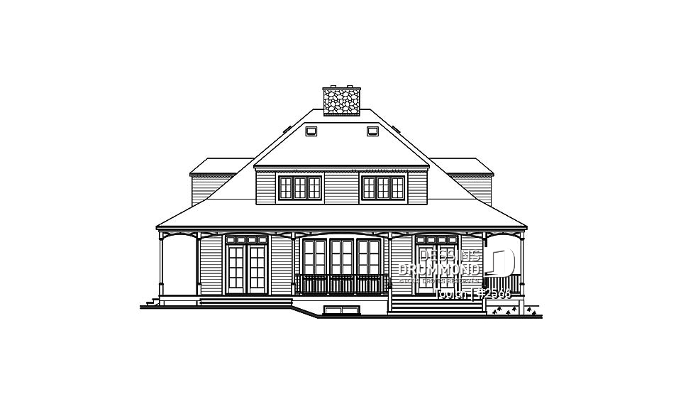 Élévation arrière - Toulon