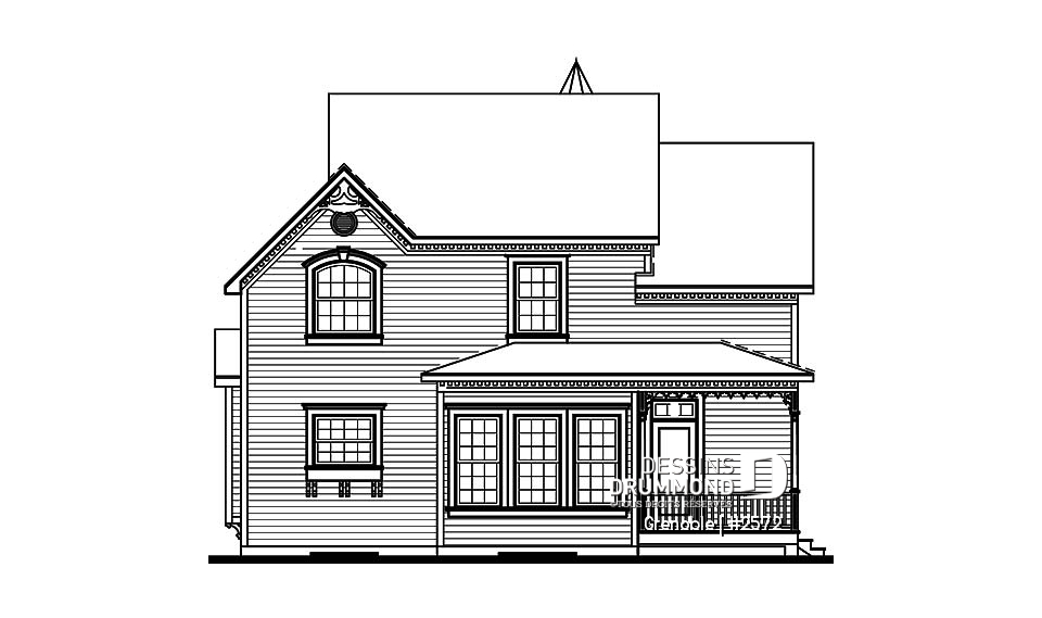 Élévation arrière - Grenoble