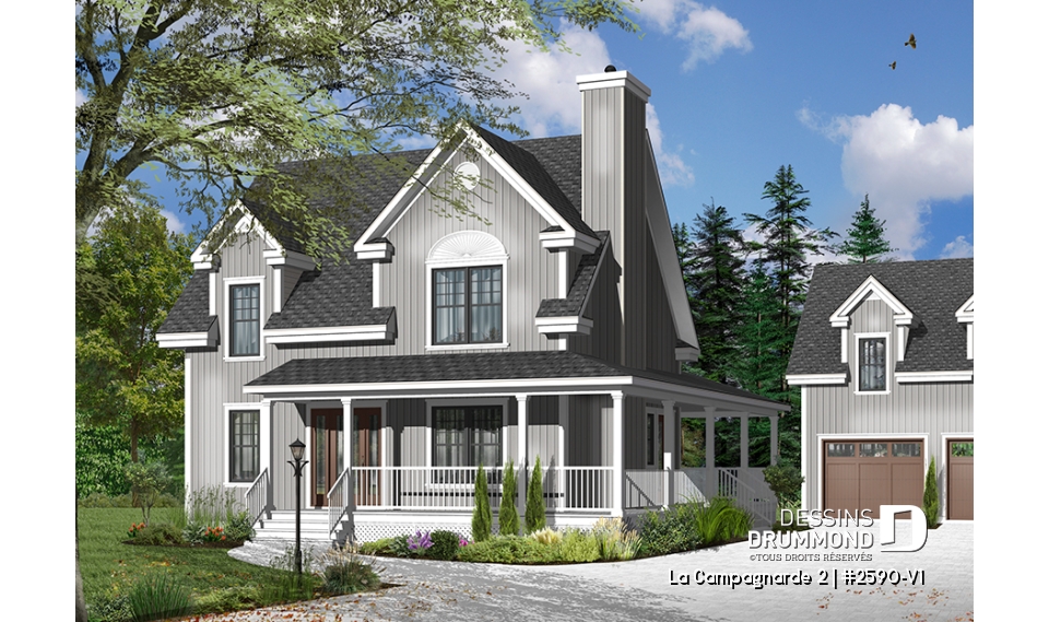 Version couleur no. 2 - Vue avant - La Campagnarde 2