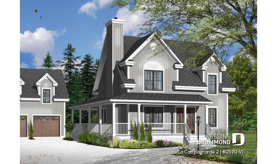 Version couleur no. 2 - Vue avant - La Campagnarde 2