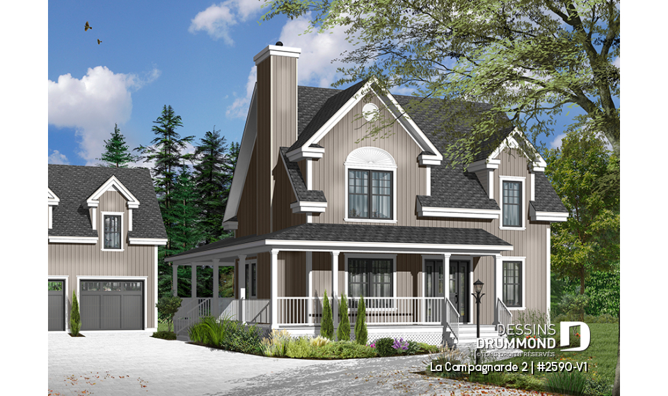 Version couleur no. 3 - Vue avant - La Campagnarde 2