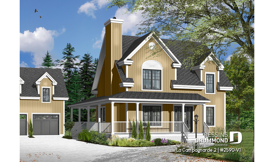 Version couleur no. 5 - Vue avant - La Campagnarde 2