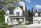 Vue avant - MODÈLE DE BASE - Superbe plan de maison style farmhouse champêtre, 3 chambres, bureau à domicile (ou salle de jeux) - La Campagnarde 2