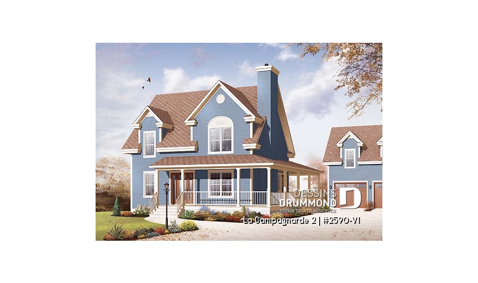 Vue avant – Modèle ORIGINAL - La Campagnarde 2