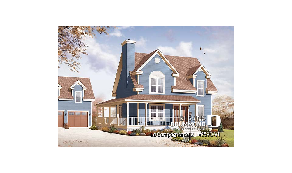 Vue avant – Modèle ORIGINAL - La Campagnarde 2