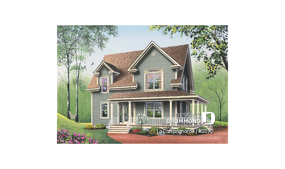 Vue avant - MODÈLE DE BASE - La Campagnarde