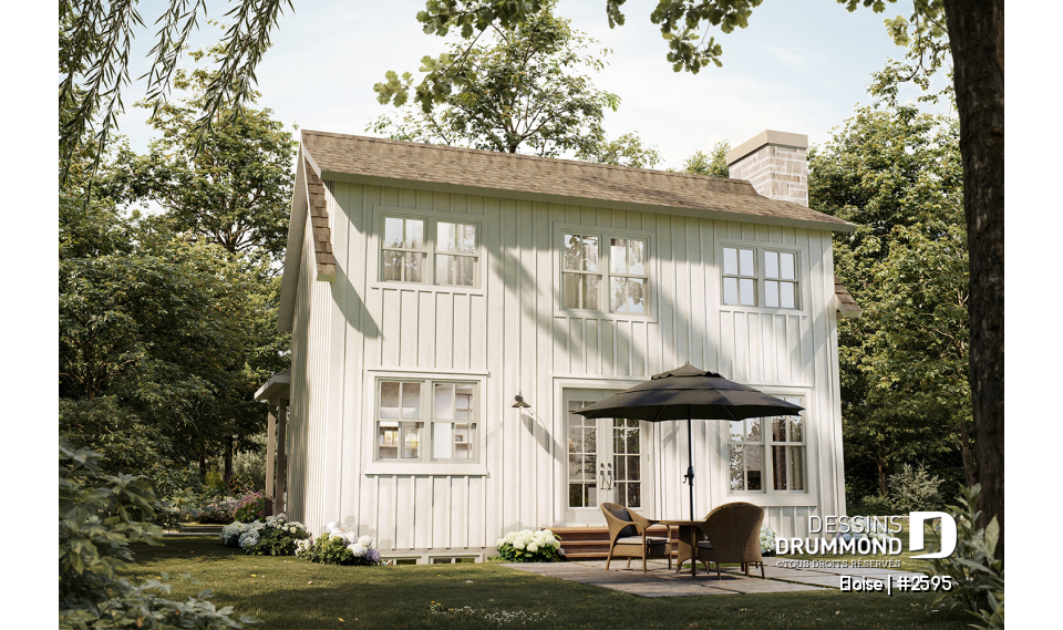 Élévation arrière - Eloise