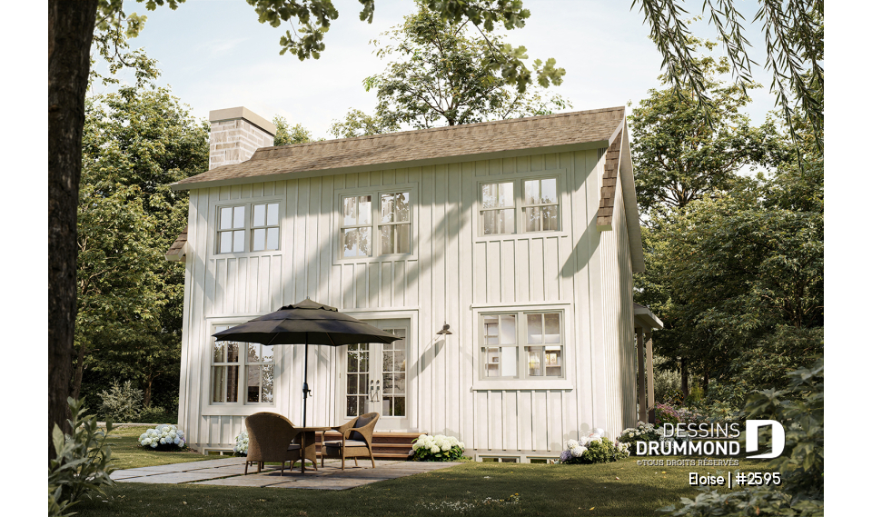 Élévation arrière - Eloise