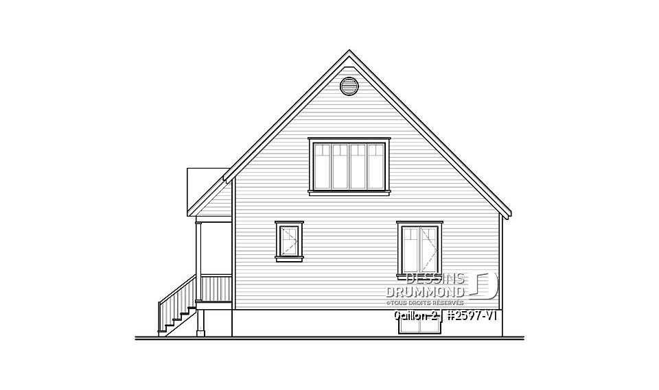 Élévation arrière - Gaillon 2