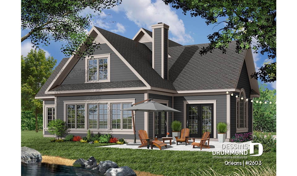 Version couleur no. 2 - Vue arrière - Orléans