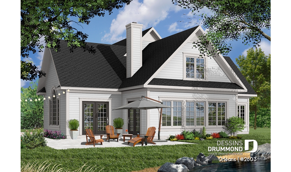 Version couleur no. 3 - Vue arrière - Orléans