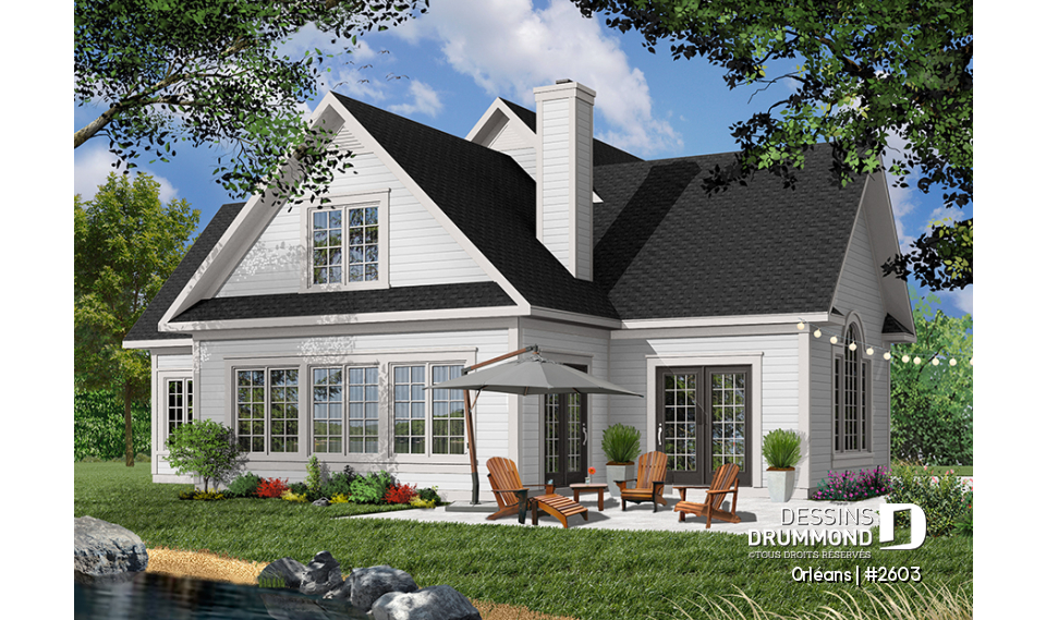 Version couleur no. 3 - Vue arrière - Orléans